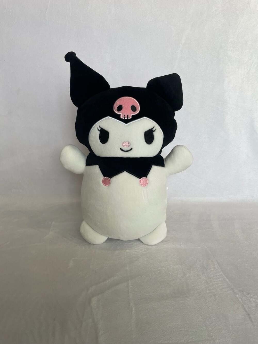Squishmallows Sanrio HugMees 10-Inch Kuromi Plush
